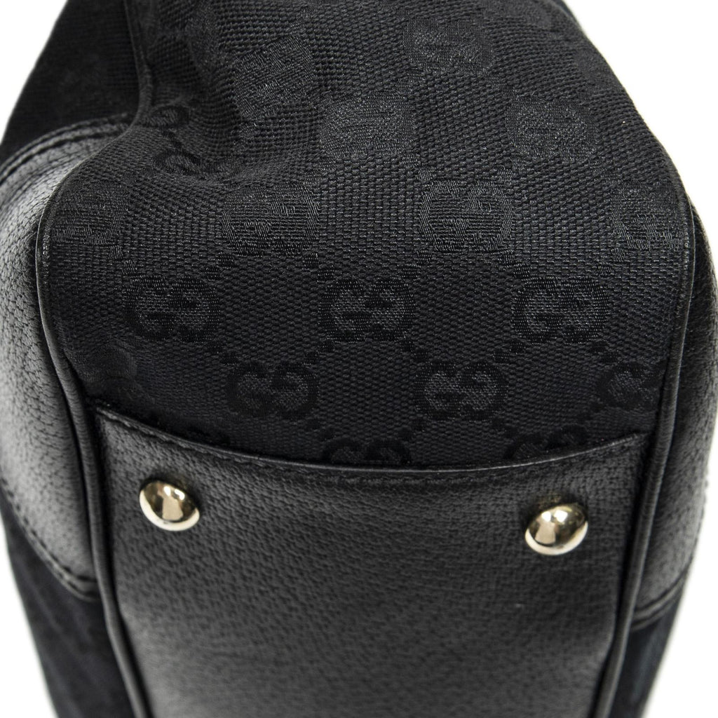 Gucci Princi Tote Black GG Canvas — view 8