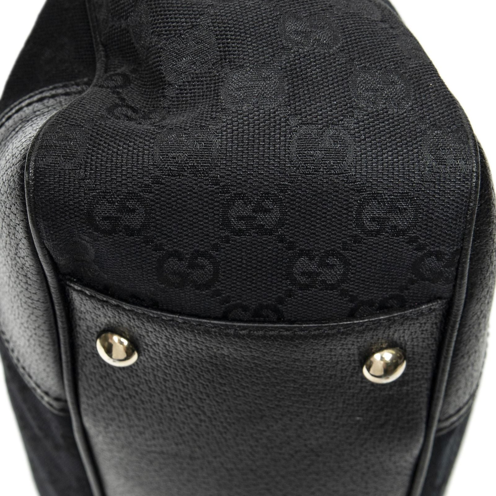 Gucci Princi Tote Black GG Canvas — view 8