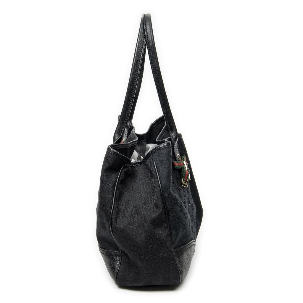 Gucci Princi Tote Black GG Canvas — view 4