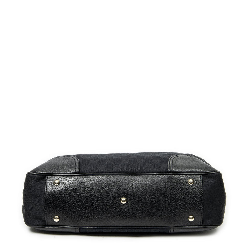 Gucci Princi Tote Black GG Canvas — view 6
