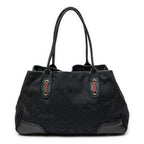 Gucci Princi Tote Black GG Canvas — view 5
