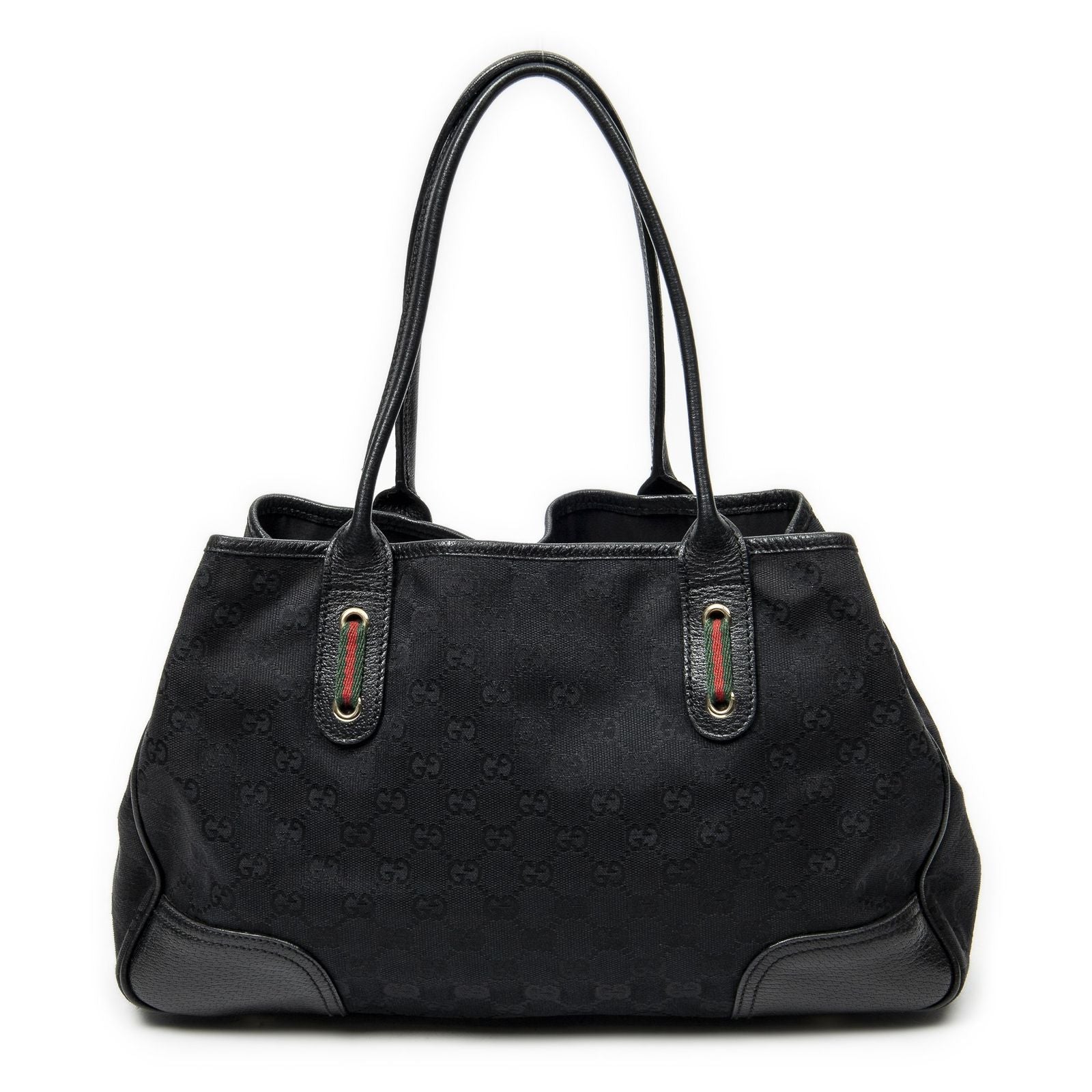 Gucci Princi Tote Black GG Canvas — view 5