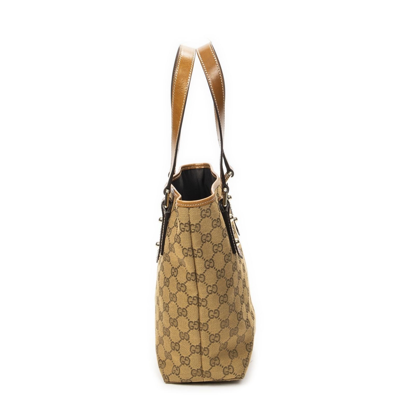 Gucci Small Tall Tote Tan GG Canvas — view 4
