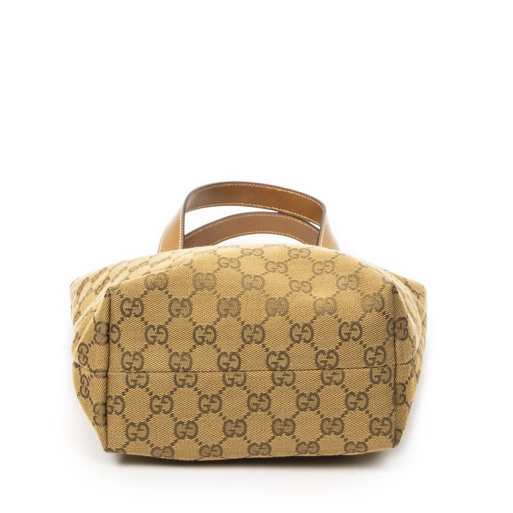 Gucci Small Tall Tote Tan GG Canvas — view 6