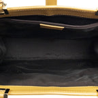 Gucci Square Bardot Tote Beige Yellow GG Canvas — view 9
