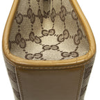 Gucci Square Bardot Tote Beige Yellow GG Canvas — view 8