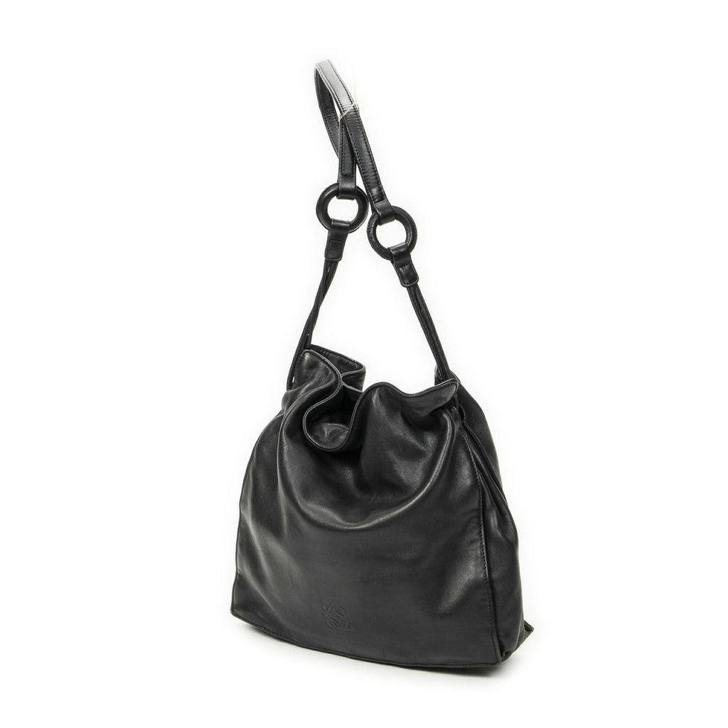 Loewe Small Tassel Flamenco Black Calfskin Leather — view 2