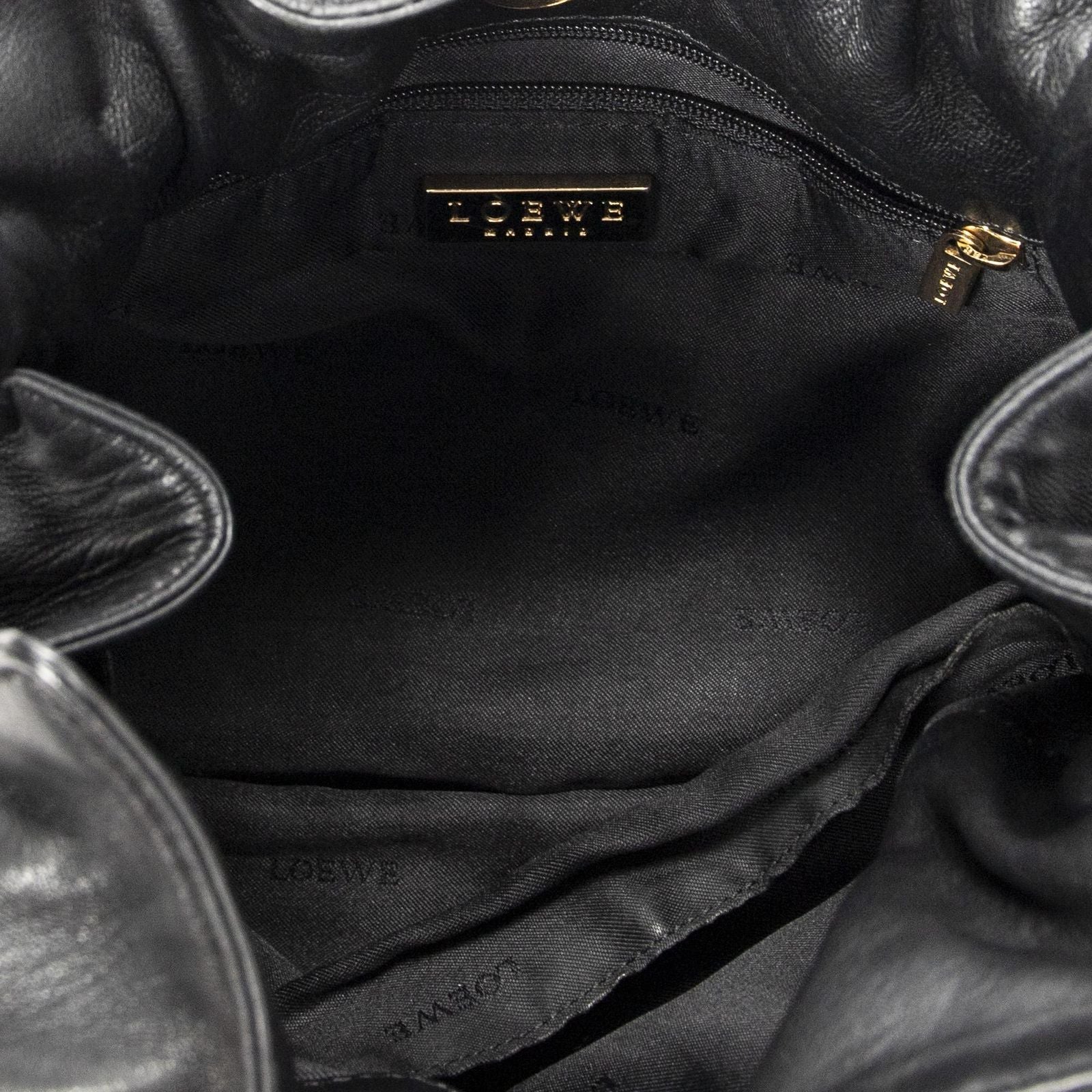 Loewe Small Tassel Flamenco Black Calfskin Leather — view 9