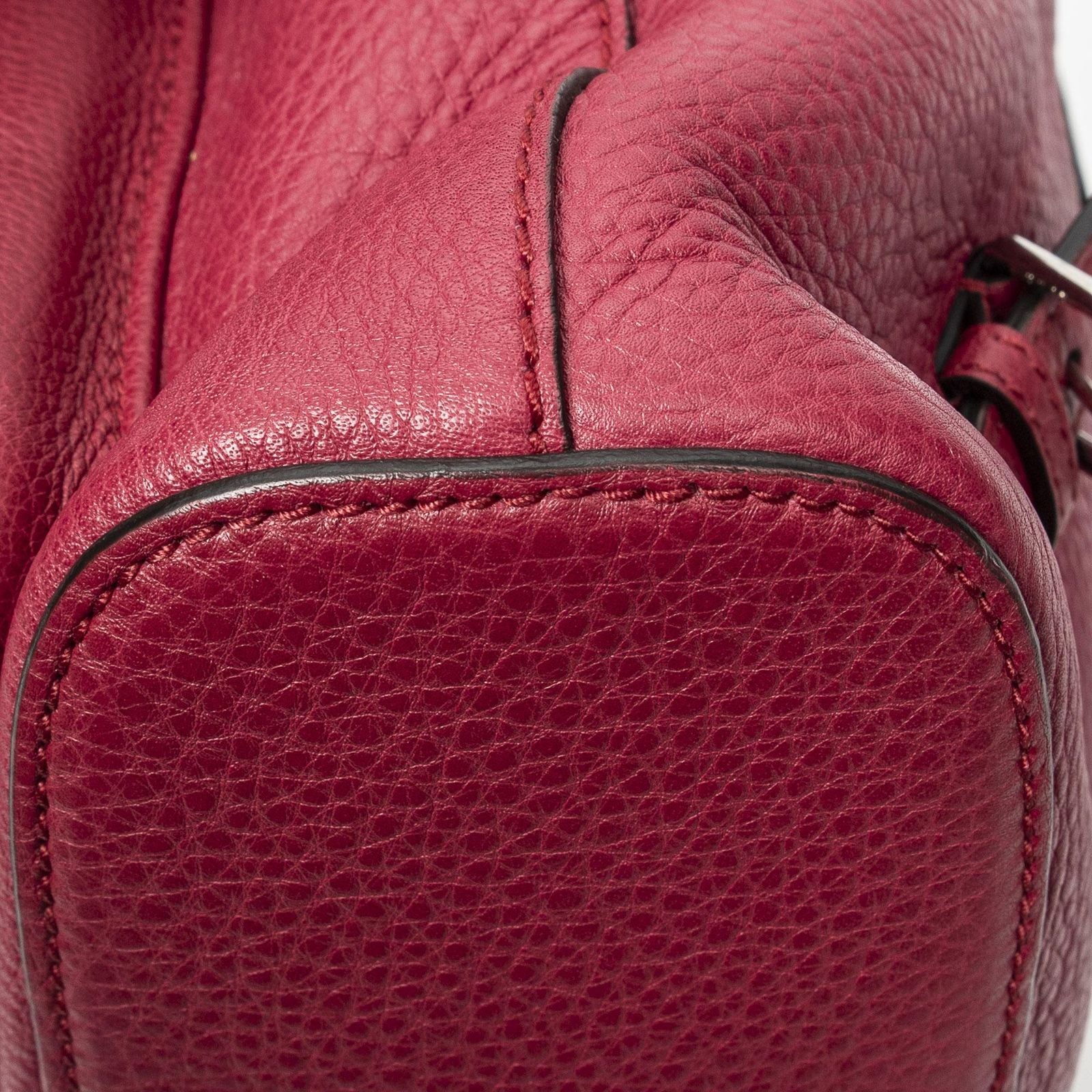 Gucci Bamboo Backpack Tassel Fuschia Calfskin Leather — view 8