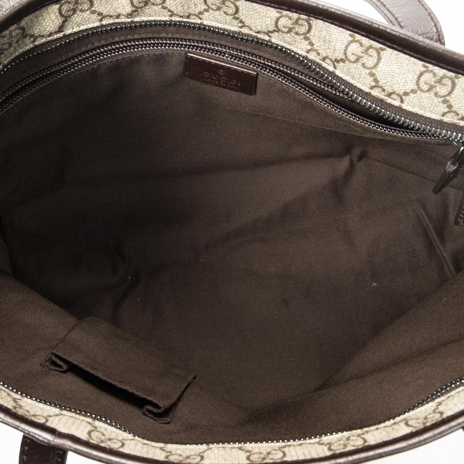 Gucci Small Joint Beige Brown Supreme Canvas — view 9