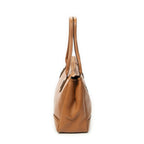 Gucci Principe Tote Tan Gray Calfskin Leather — view 4