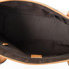 Gucci Principe Tote Tan Gray Calfskin Leather — view 9