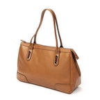 Gucci Principe Tote Tan Gray Calfskin Leather — view 2