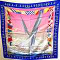 Hermes Scarf Carre 90 Yacht National Flag Silk Bandana