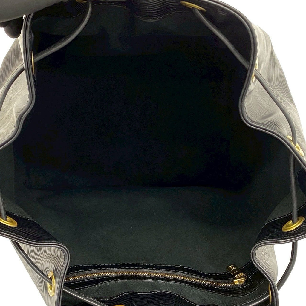 Louis Vuitton Vintage Petite Noir Epi Leather Shoulder Bag — view 9