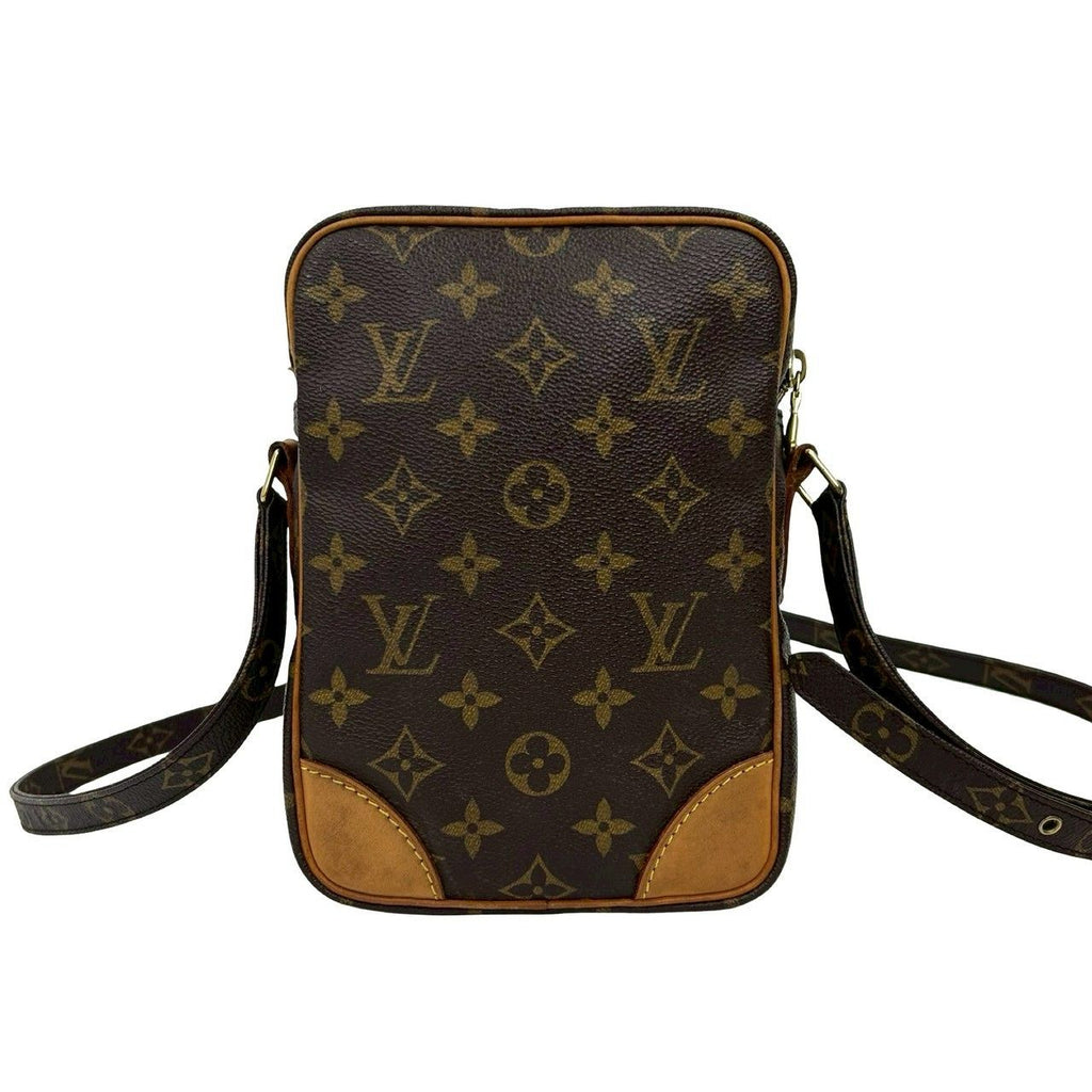 Louis Vuitton Vintage Amazon Monogram Leather Mini Shoulder Bag Pochette Brown — view 3