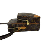 Louis Vuitton Vintage Amazon Monogram Leather Mini Shoulder Bag Pochette Brown — view 5