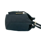 Prada Logo Canvas Leather Drawstring 2-Way Mini Shoulder Bag Black — view 6