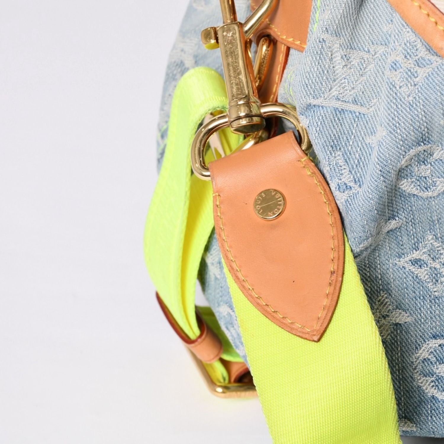 Louis Vuitton Denim Sunrise Shoulder Bag Blue Gradation — view 6