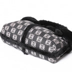 Loewe Handbag Anagram Black Shearling Leather Silver — view 5