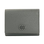Gucci Double Trifold Wallet Bifold Leather