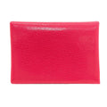 Hermes Calvi Duo Rose Silver Card Case Chevre