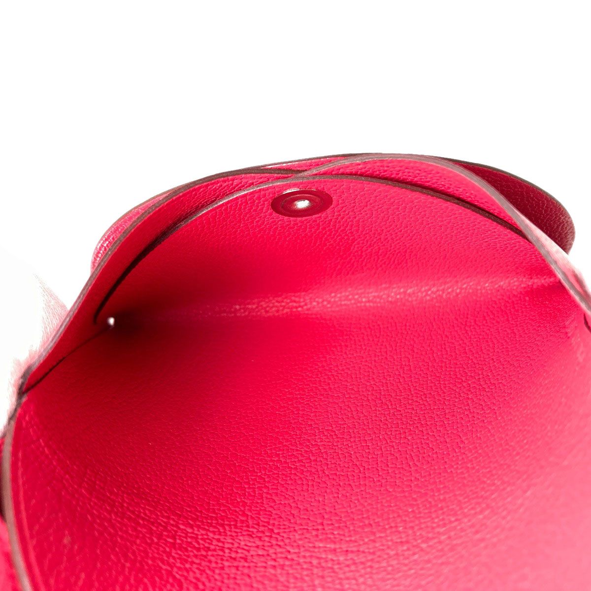 Hermes Calvi Duo Rose Silver Card Case Chevre Sham Kira — view 6