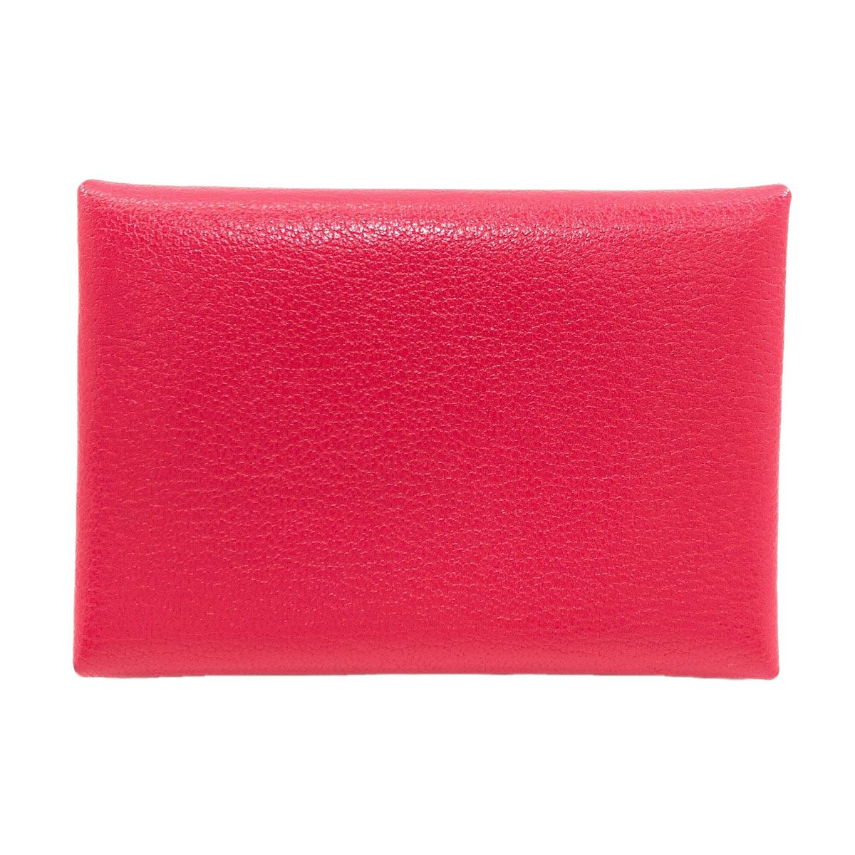 Hermes Calvi Duo Rose Silver Card Case Chevre Sham Kira — view 2