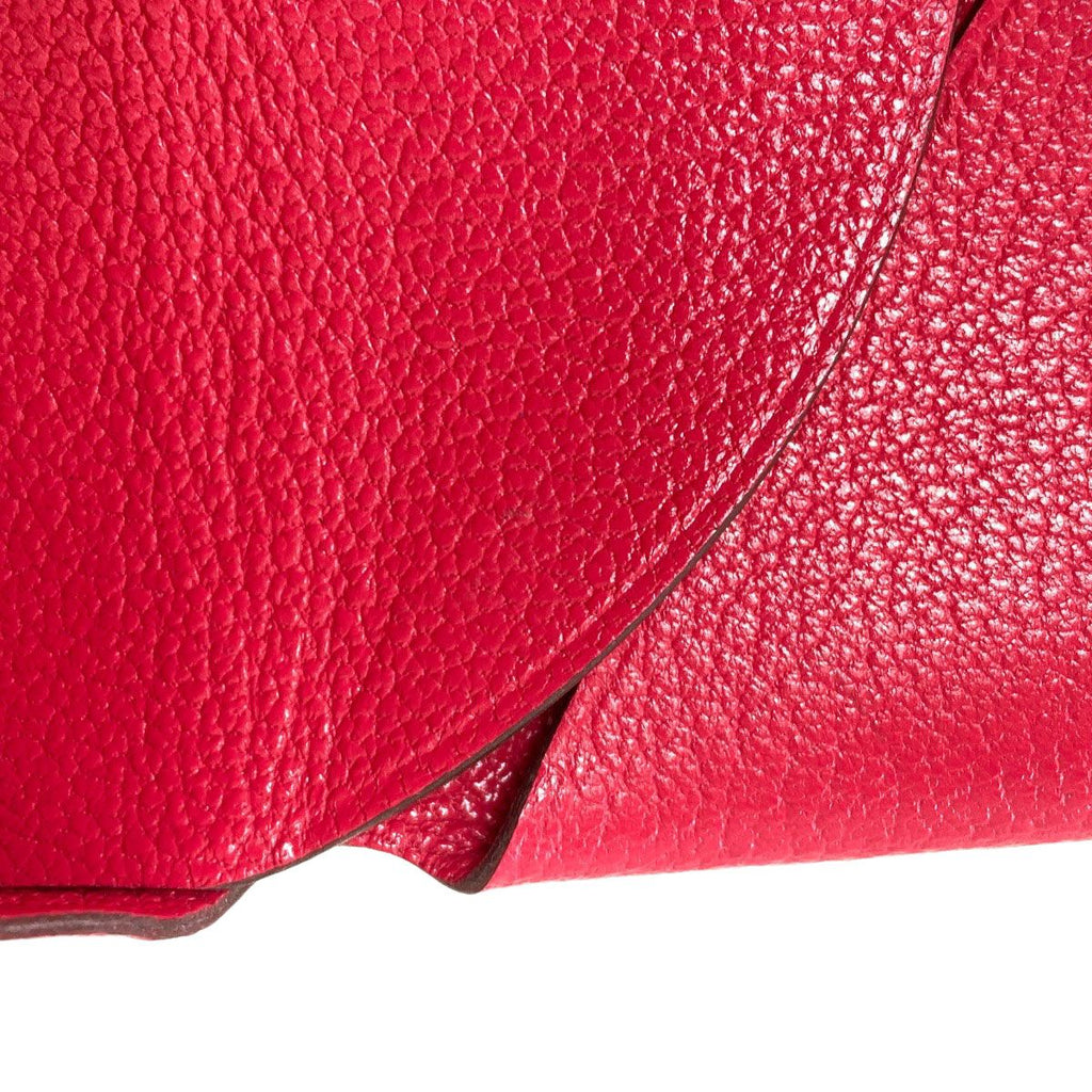 Hermes Calvi Duo Rose Silver Card Case Chevre Sham Kira — view 9