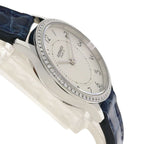 Hermes Slim Diamond Watch SS Leather — view 6