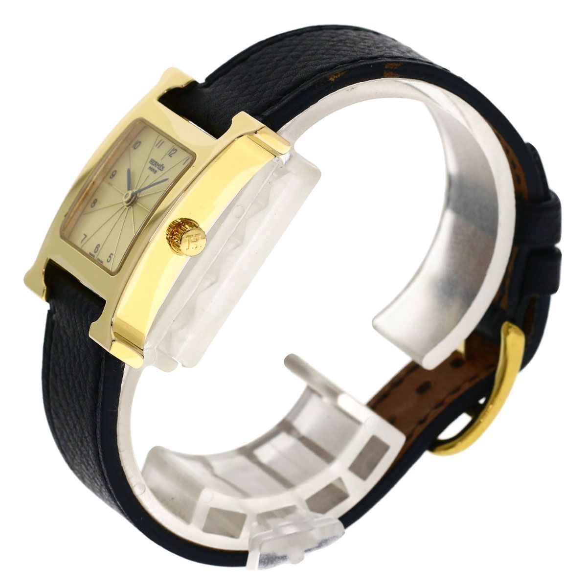 Hermes Watch Wristwatch Leather — view 2