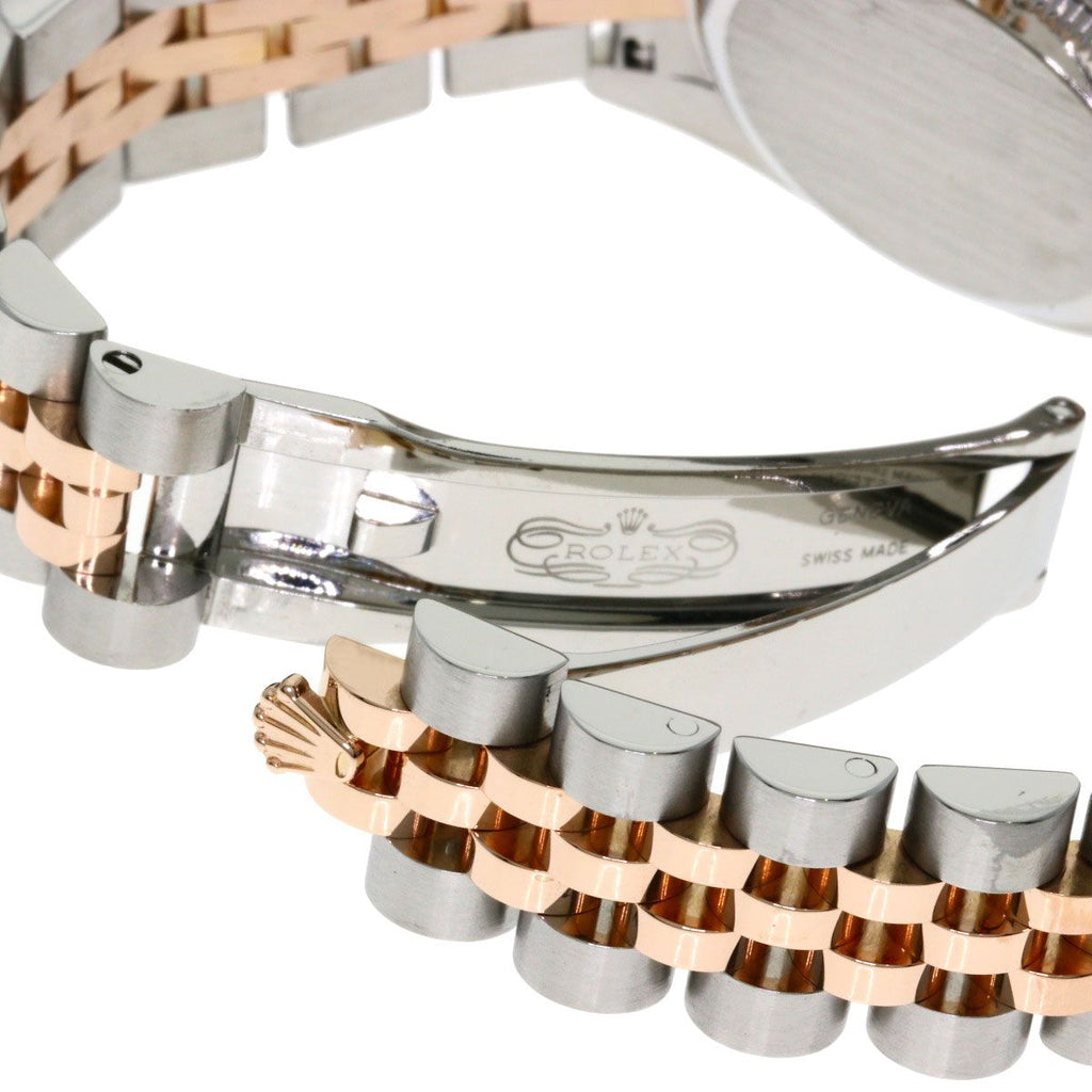 Rolex Datejust Diamond Watch SS Pink Gold 18k — view 8