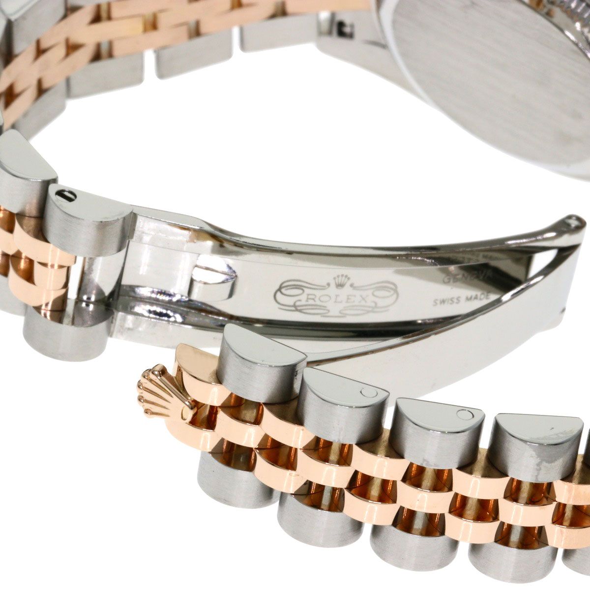 Rolex Datejust Diamond Watch SS Pink Gold 18k — view 8