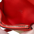 Hermes Avec Soie Silver Bifold Wallet Silk — view 5