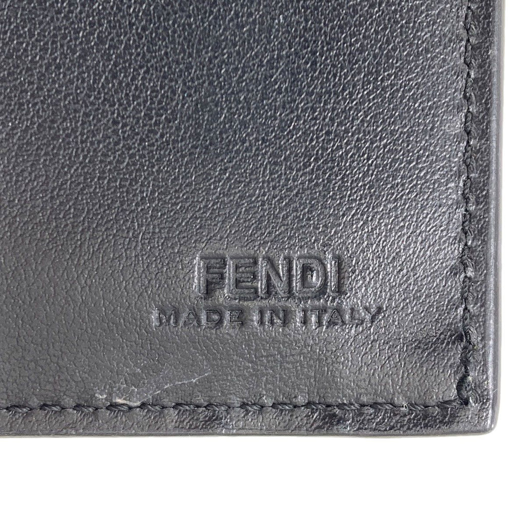 Fendi Logo Bifold Wallet Leather — view 7