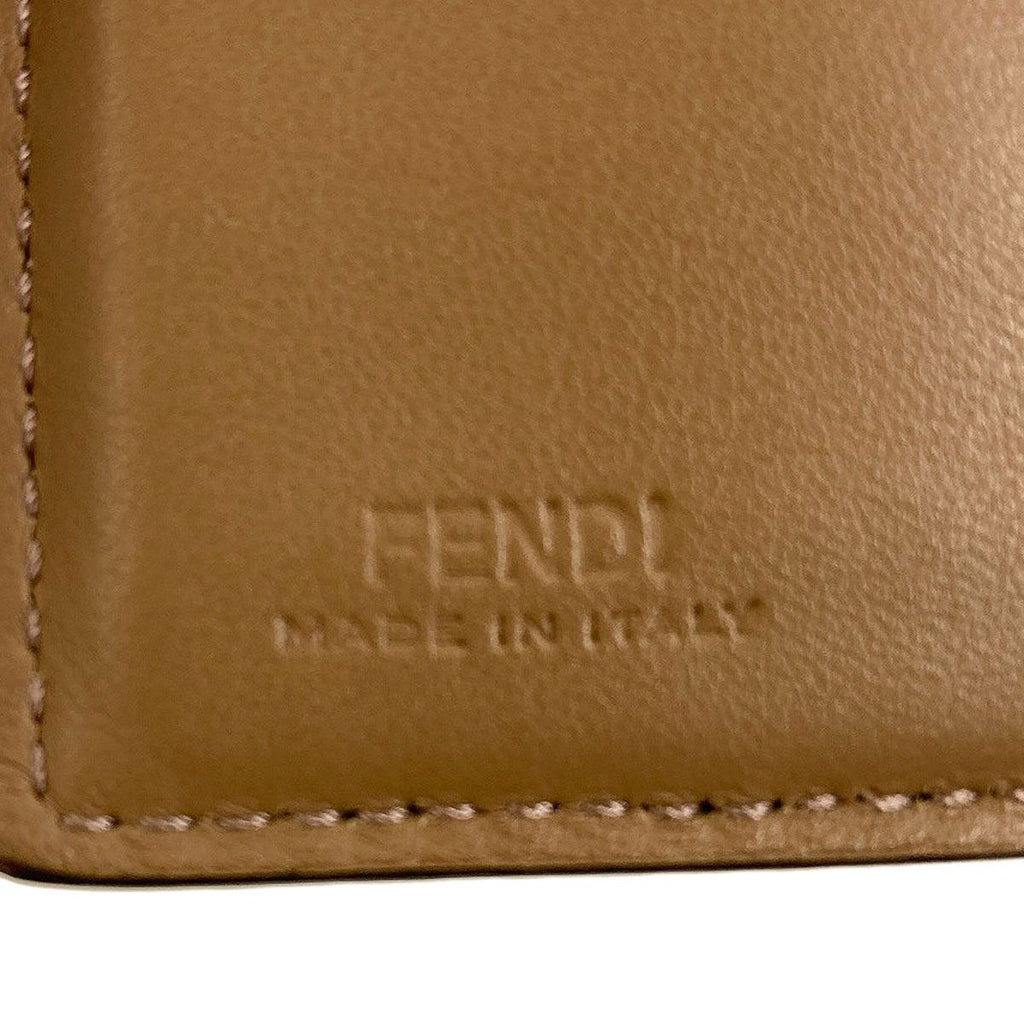 Fendi Zucca Pattern Twill Print Bifold Wallet — view 7