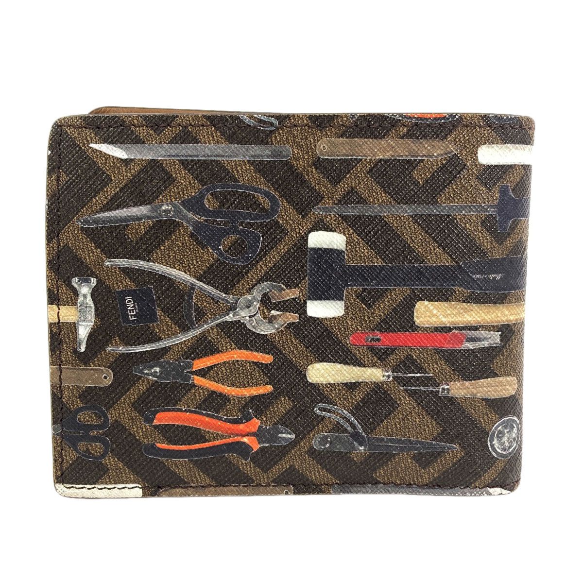Fendi Zucca Pattern Twill Print Bifold Wallet — view 2