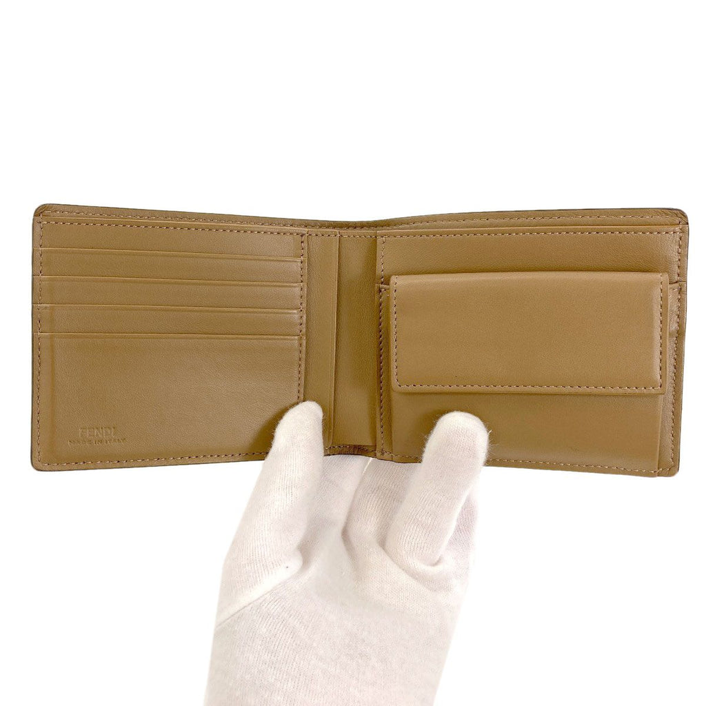 Fendi Zucca Pattern Twill Print Bifold Wallet — view 4