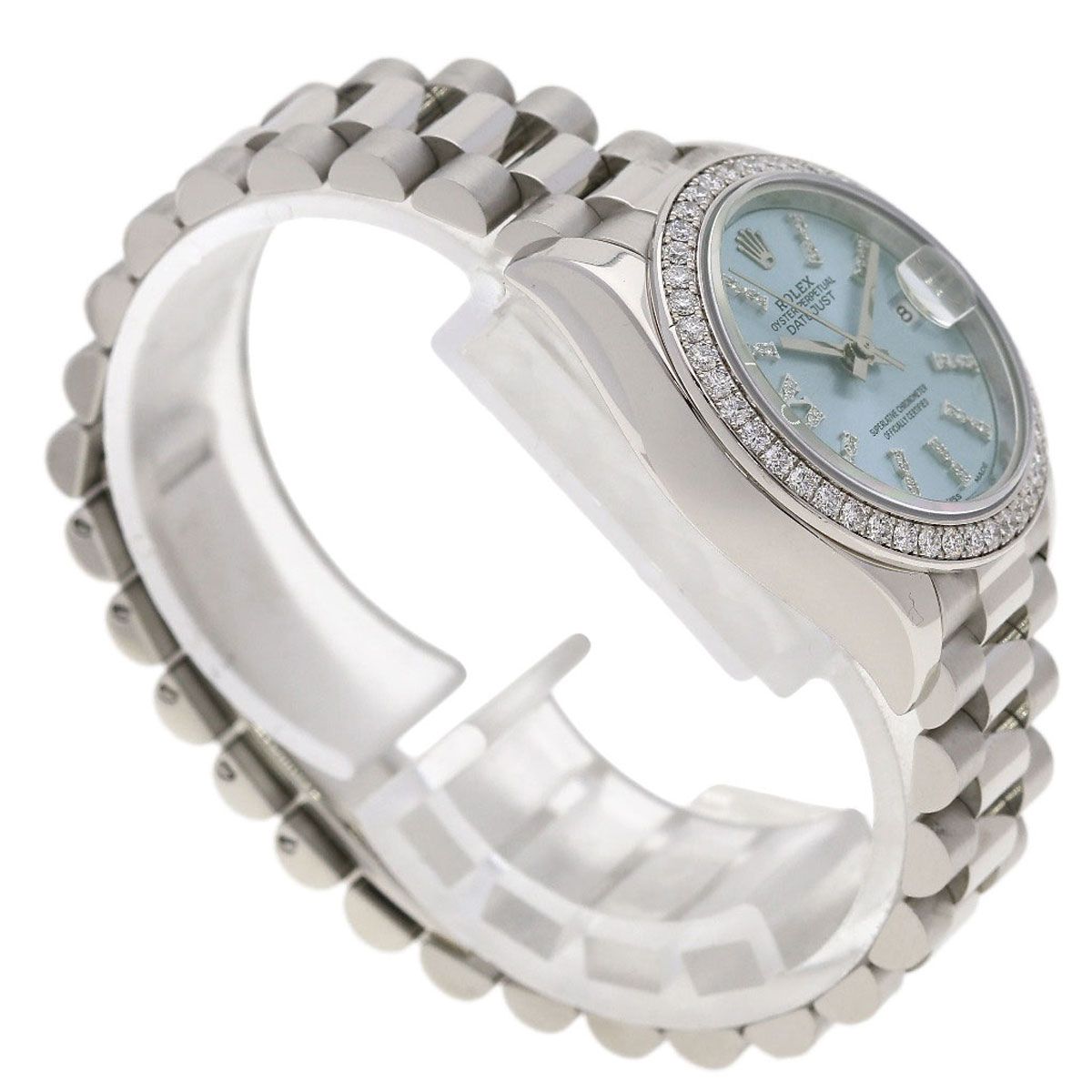 Rolex Datejust 28 Bezel Diamond Watch PT — view 2