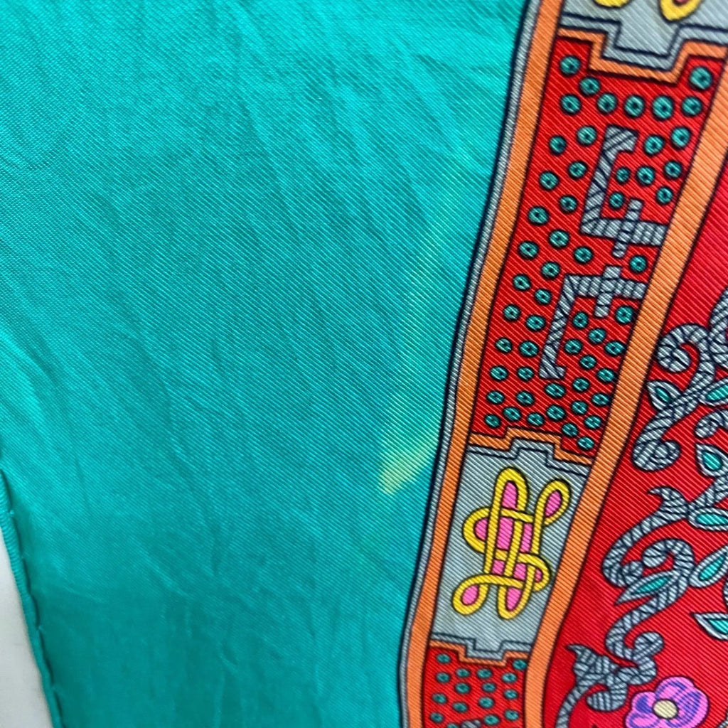 Hermes Carre 90 Art Des Steppes Scarf Silk Horse — view 4