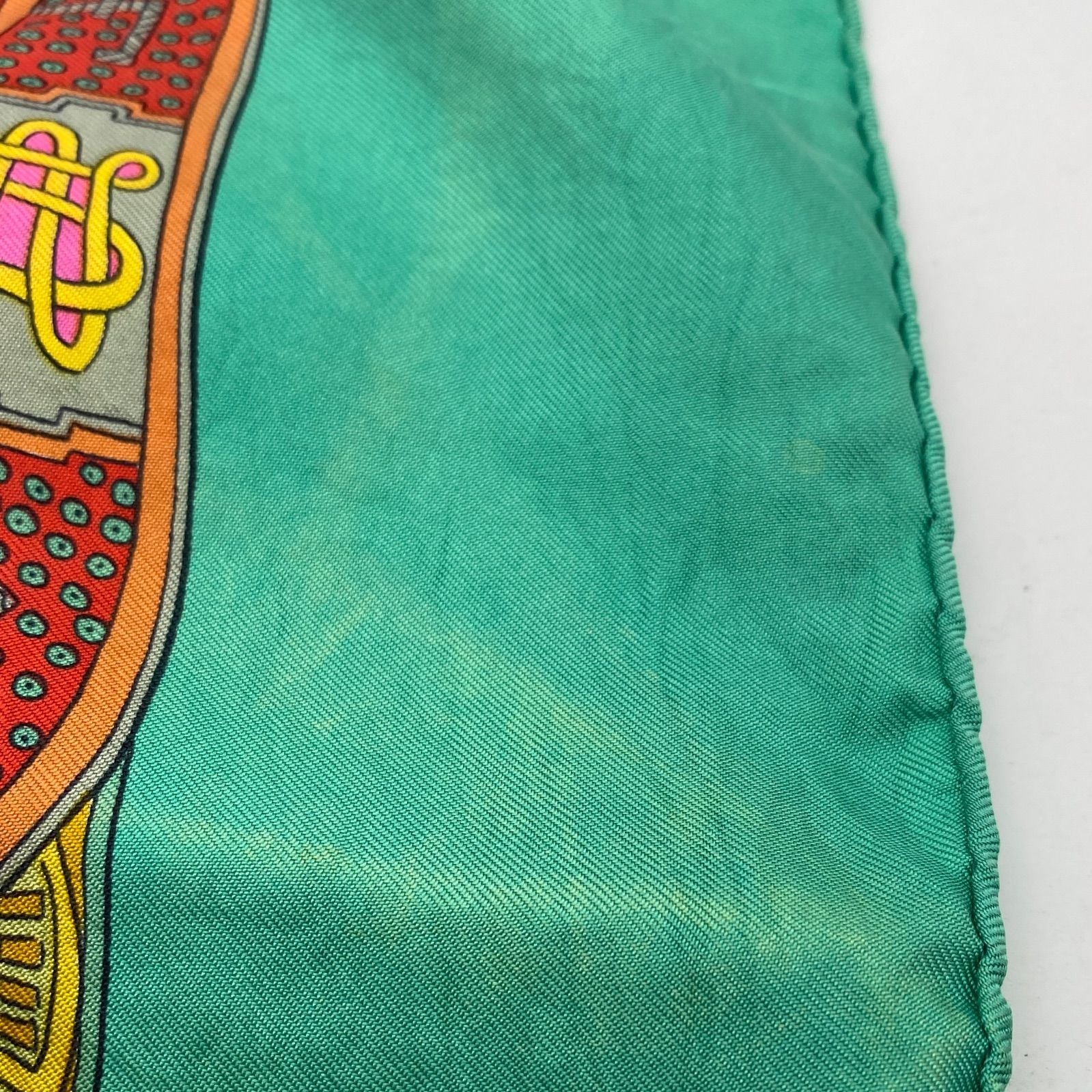 Hermes Carre 90 Art Des Steppes Scarf Silk Horse — view 7