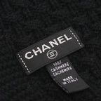 Chanel Scarf CC Logo Black — view 3