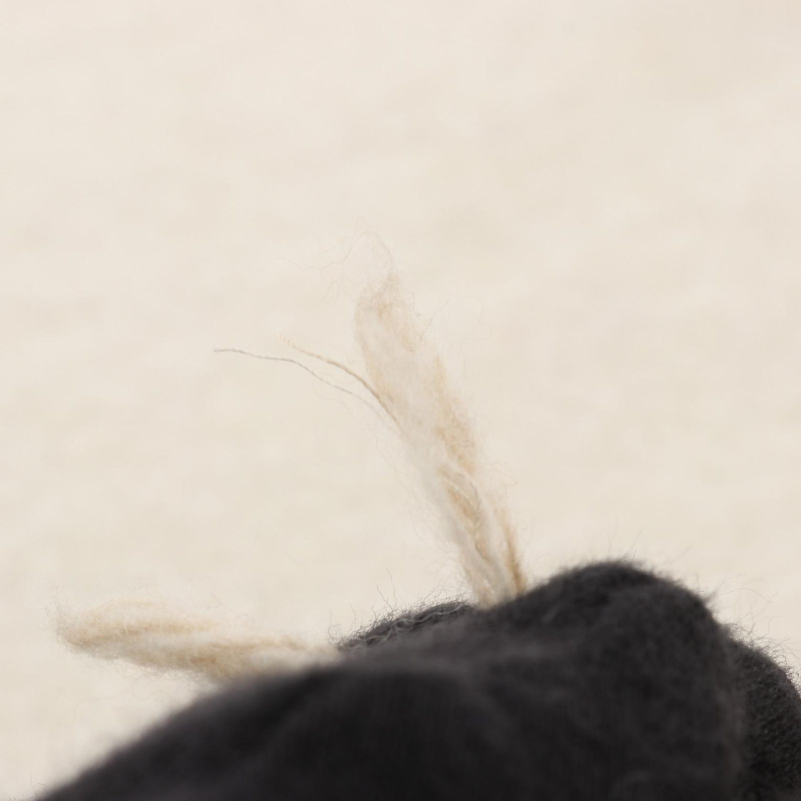Loewe Scarf Anagram Beige Wool — view 5