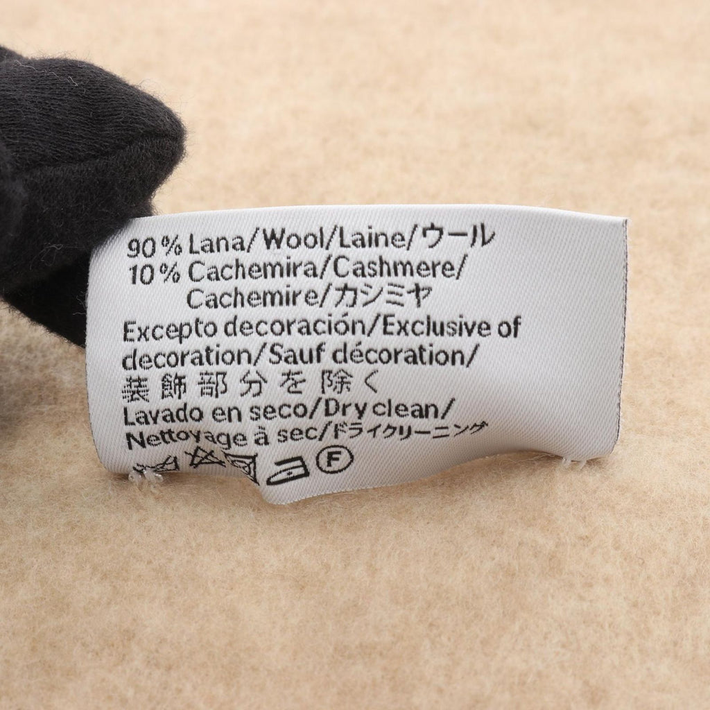 Loewe Scarf Anagram Beige Wool — view 4