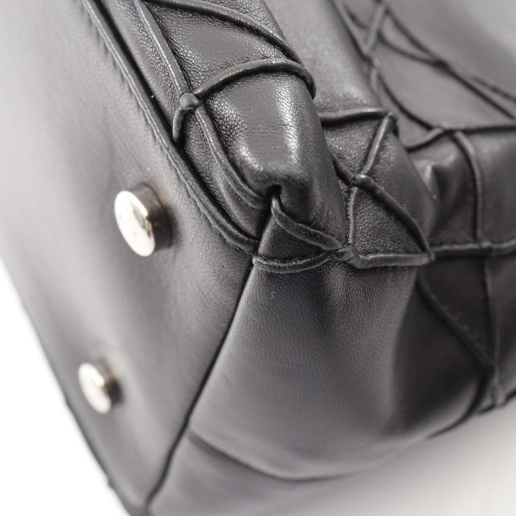 Dior Handbag Granville Cannage 2-Way Black Leather — view 7