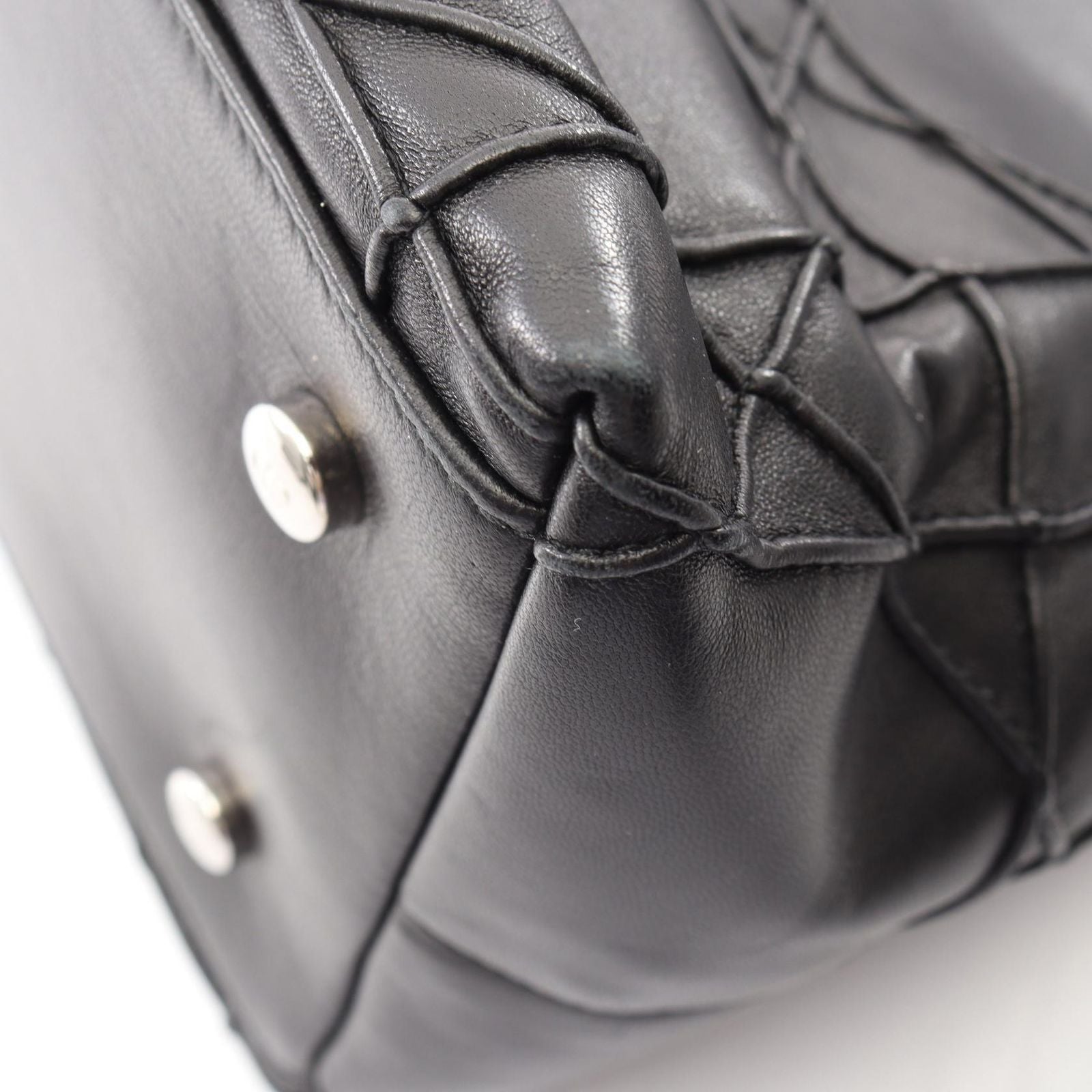 Dior Handbag Granville Cannage 2-Way Black Leather — view 7