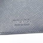 Prada Bifold Wallet Saffiano Navy Leather Triangle Logo — view 5