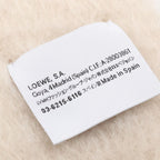 Loewe Scarf Anagram Ivory Wool — view 5