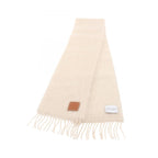 Loewe Scarf Anagram Ivory Wool