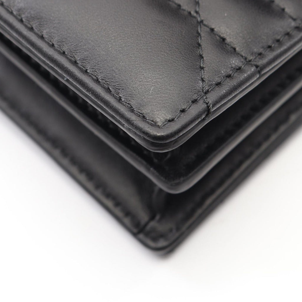 Dior Shoulder Bag Miss Caro Macro Cannage Black Leather — view 6